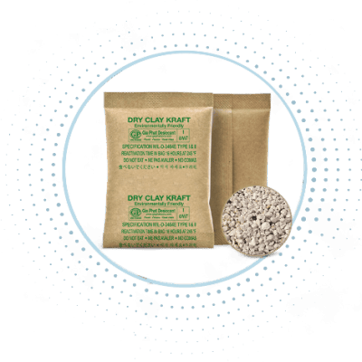 Gói hút ẩm Pure Clay (Bao bì Kraft)